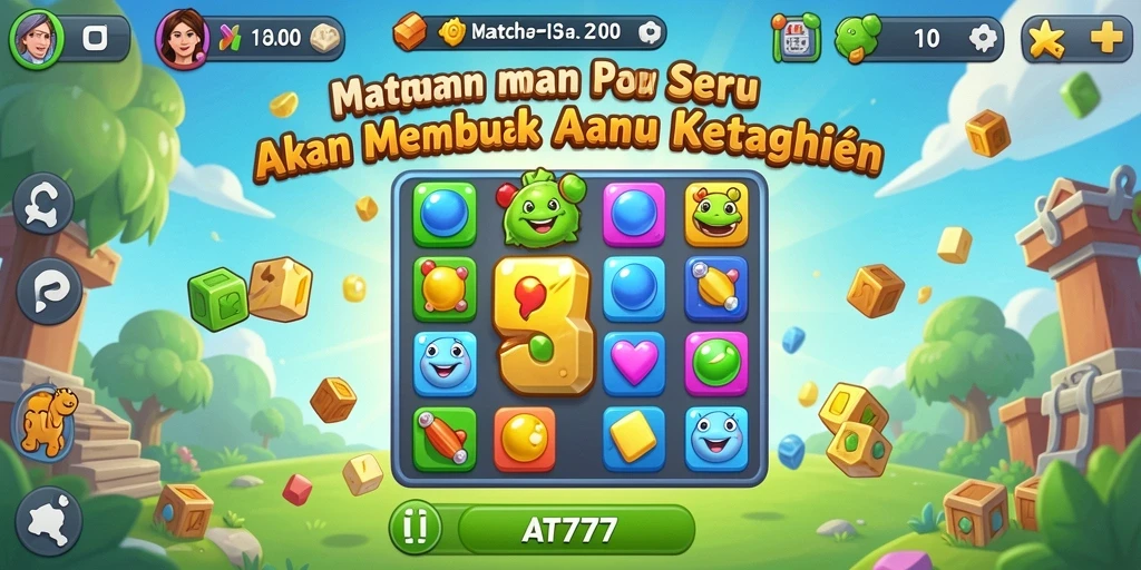Tampilan gameplay AT777 yang seru dan penuh warna.