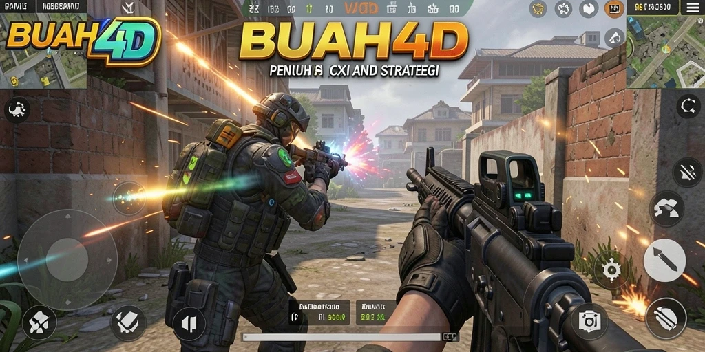 Tampilan gameplay intens BUAH4D yang menegangkan dan penuh aksi.