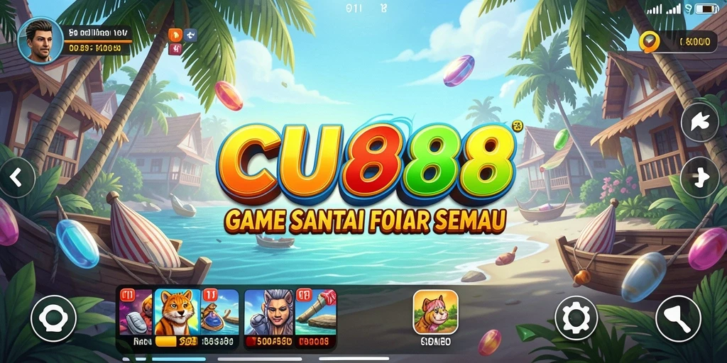 Tampilan gameplay CU888 yang mengasyikkan dan penuh warna.