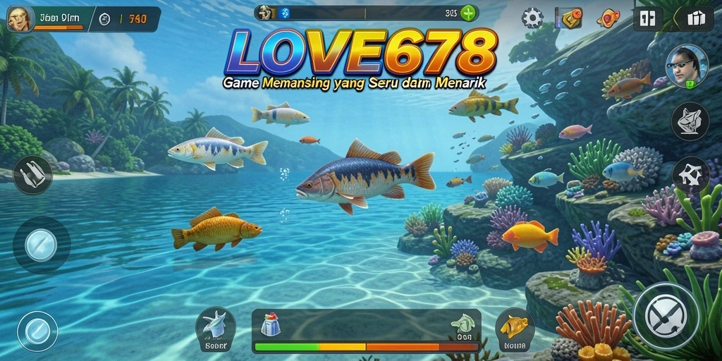 Tangkapan ikan menakjubkan dalam gameplay LOVE678 yang memukau.