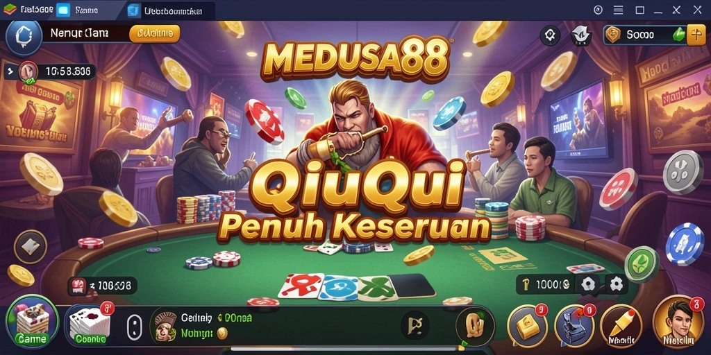 Screenshot MEDUSA88 menampilkan pengalaman bermain QiuQiu yang seru.