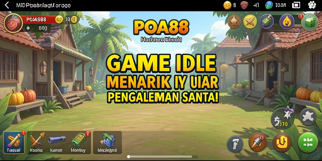 Tangkapan layar gameplay <strong>POA88</strong> menampilkan mekanisme pengumpulan otomatis yang menarik.