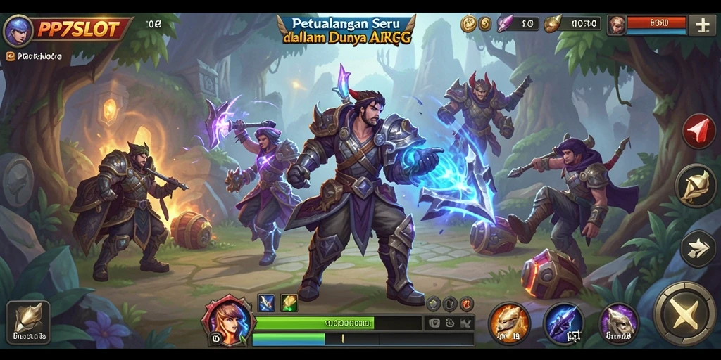 Tampilan gameplay seru dengan aksi pertarungan intens di PP7SLOT.
